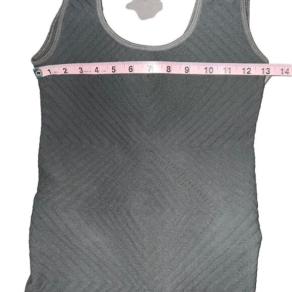 BCBGeneration GRAY PEBBLESTONE TANK BODYCON DRESS MINI SLEEVELESS SIZE XS/S NEW - Picture 10 of 11